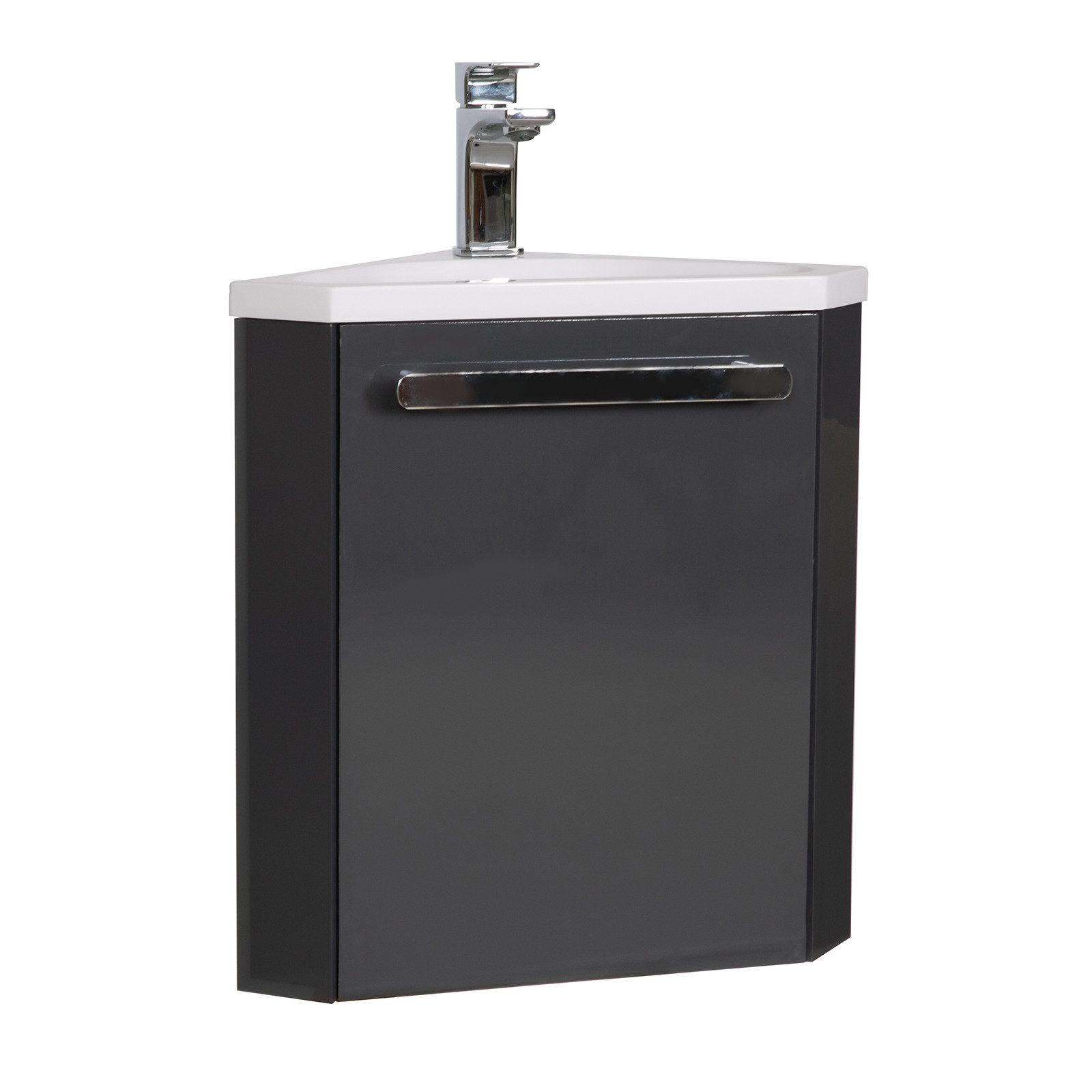 Lave-mains SKINO Gris Anthracite + Robinet Chromé Lave-mains SKINO Gris Anthracite + Robinet Chromé