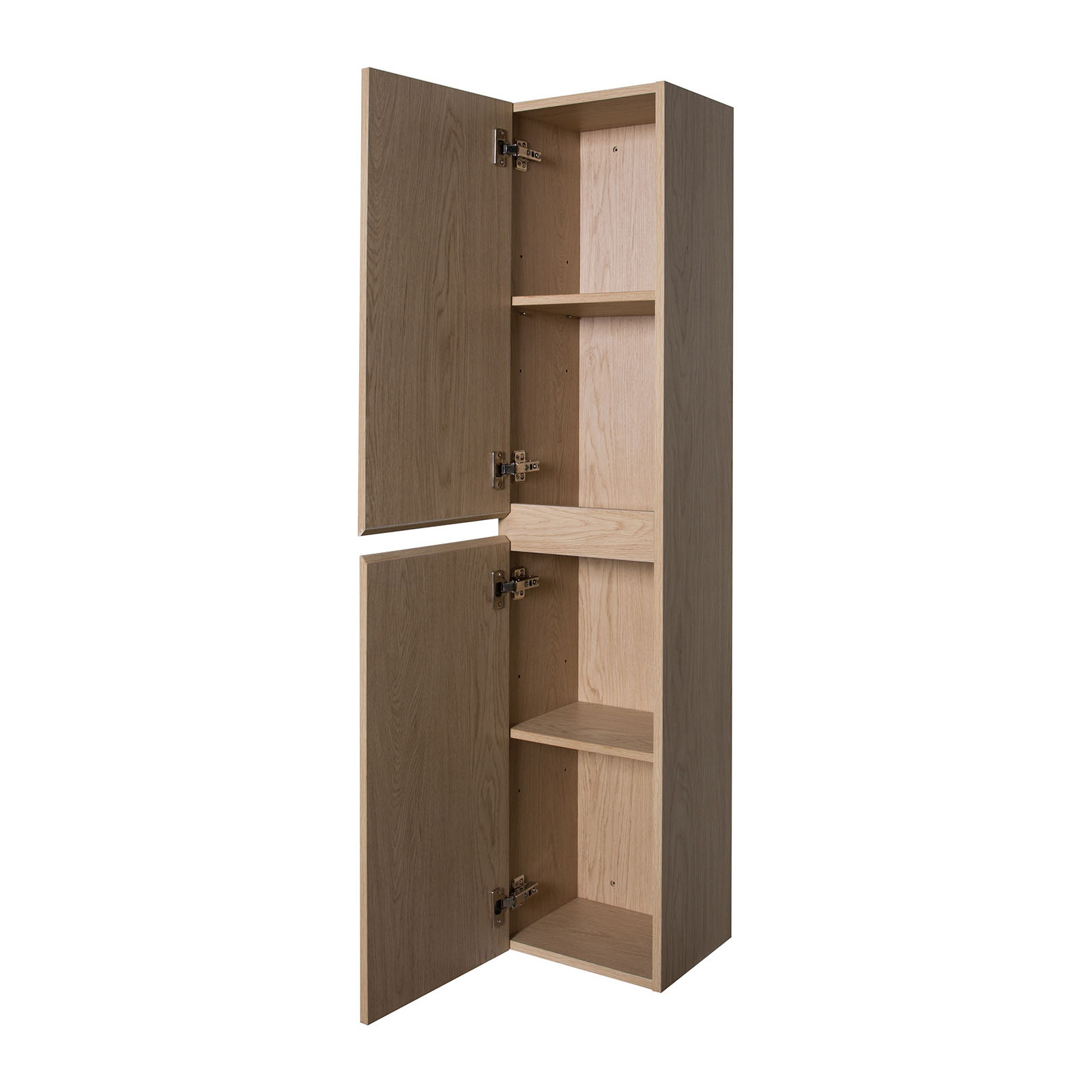 Ensemble meuble double vasque décor chêne 120cm + vasque + colonne