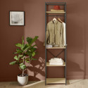 Portant Vêtements en Bois et Métal L50 x H200cm JUNE