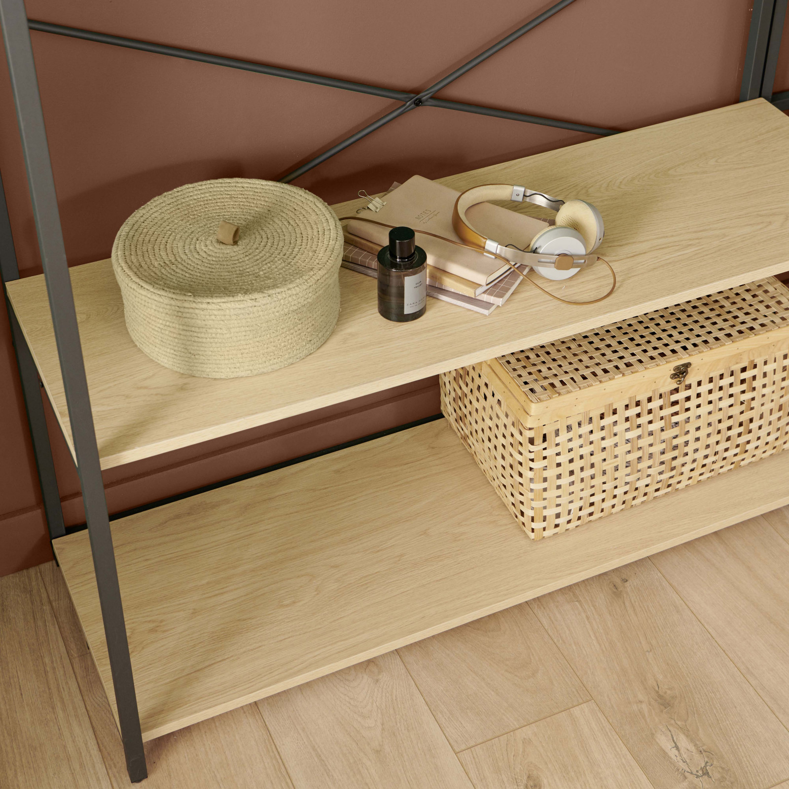 Portants Vêtements en Bois et Métal - Lot de 3 - JUNE