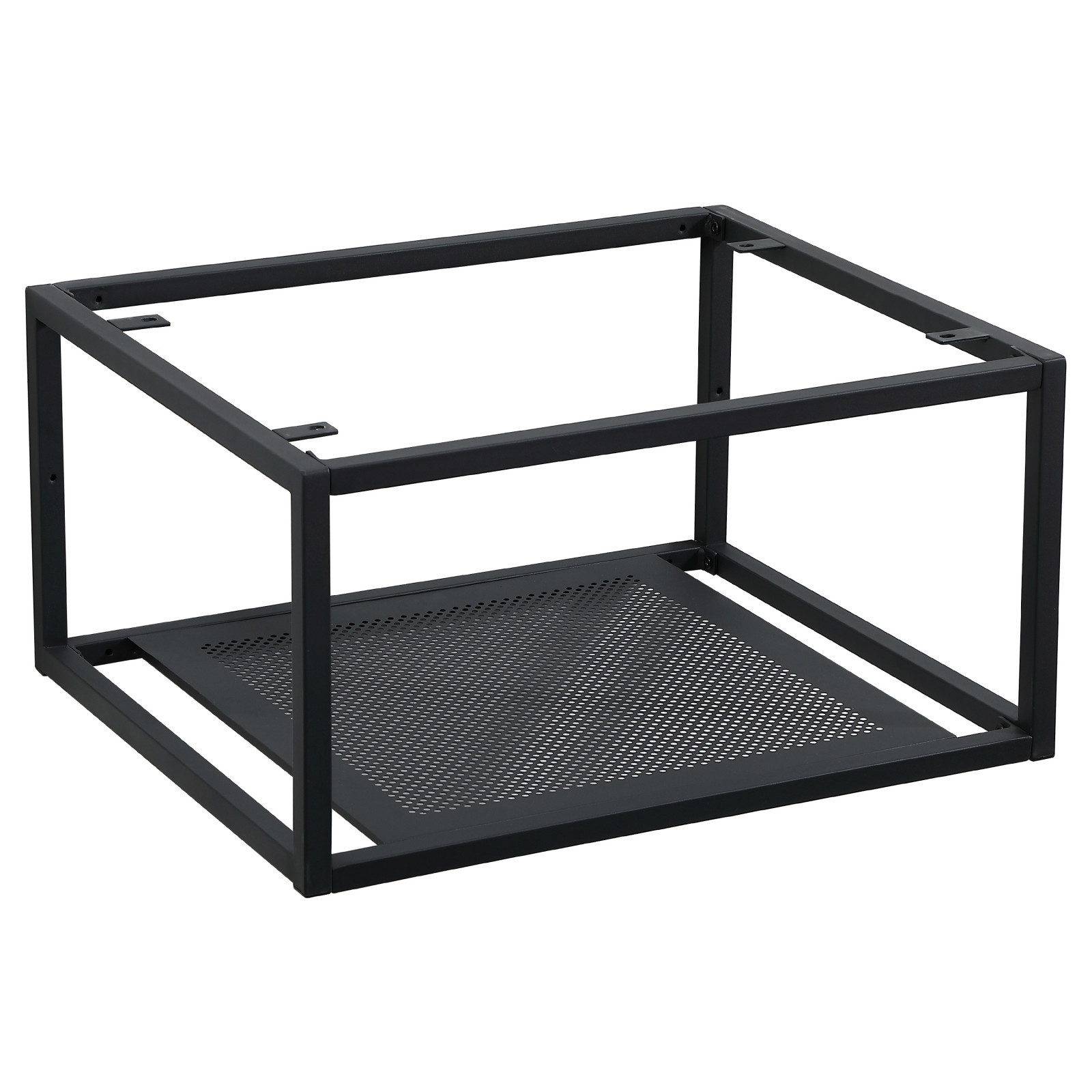 Meuble de salle de bain bois et métal avec vasque et miroir WILL