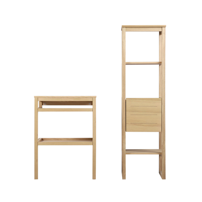 Meuble de salle de bain 60 cm HOPP avec colonne