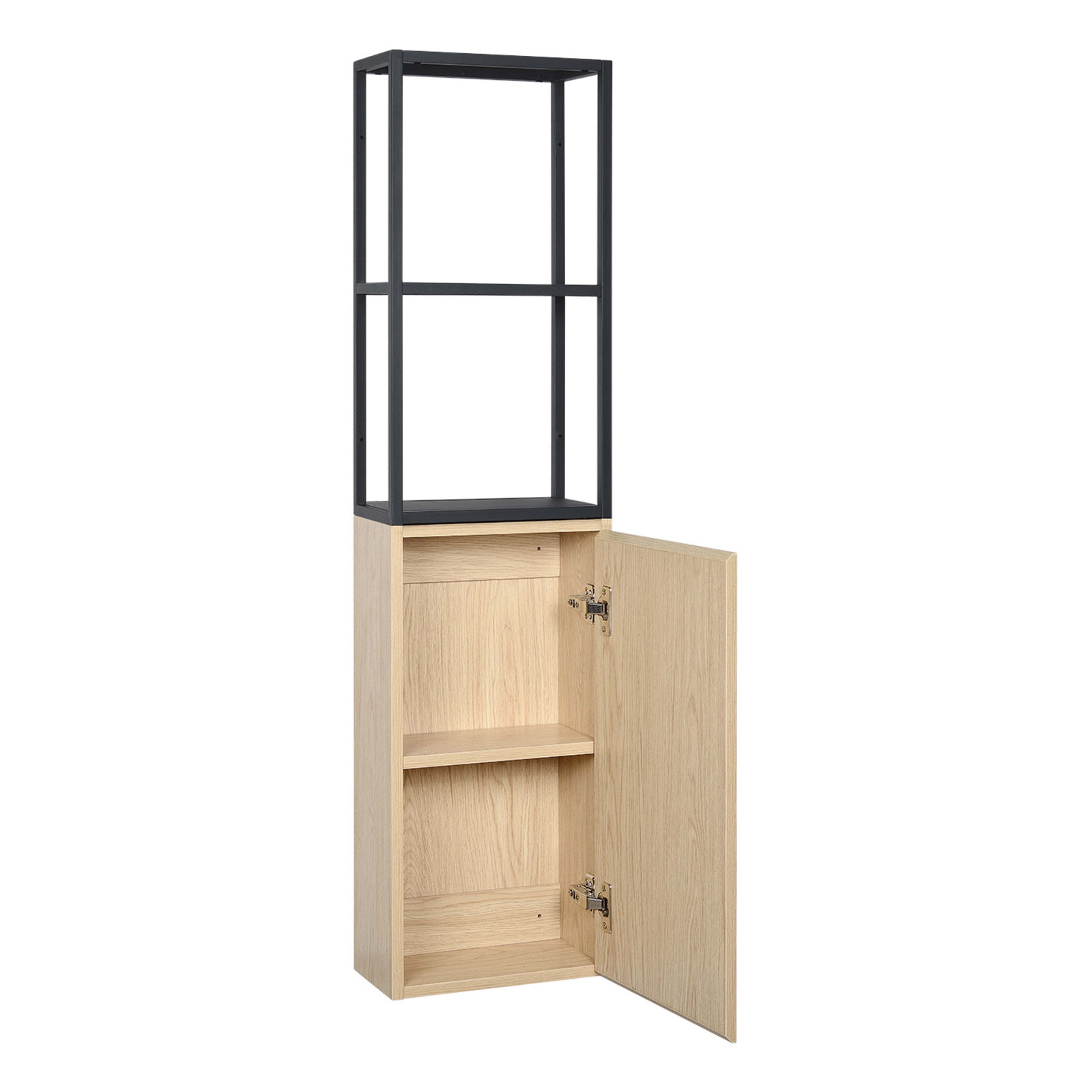 Meuble de salle de bain 70 cm EDISSON avec colonne, miroir et vasque