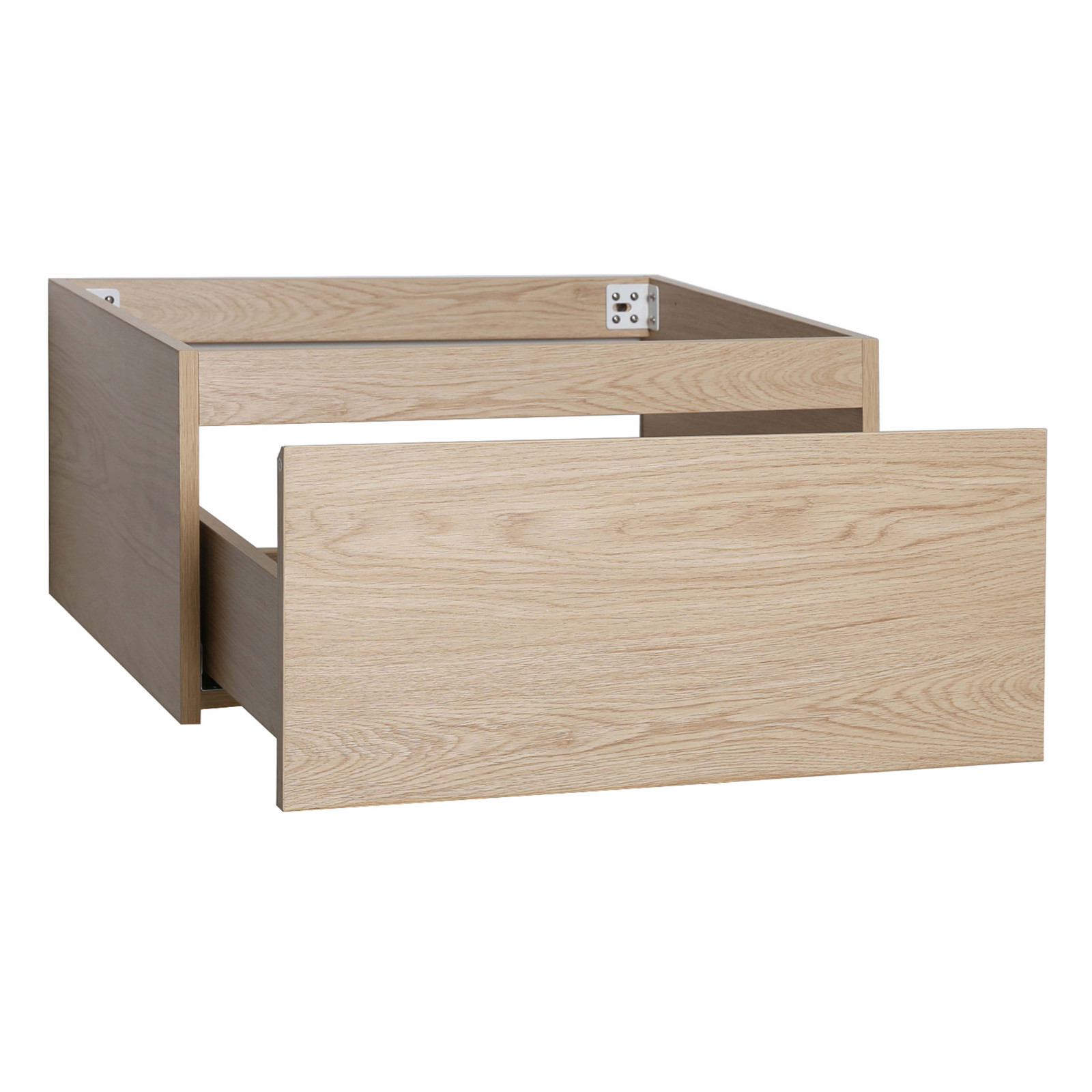 Meuble caisson chêne et piètement sous vasque 60 cm WILL Meuble caisson chêne et piètement sous vasque 60 cm WILL