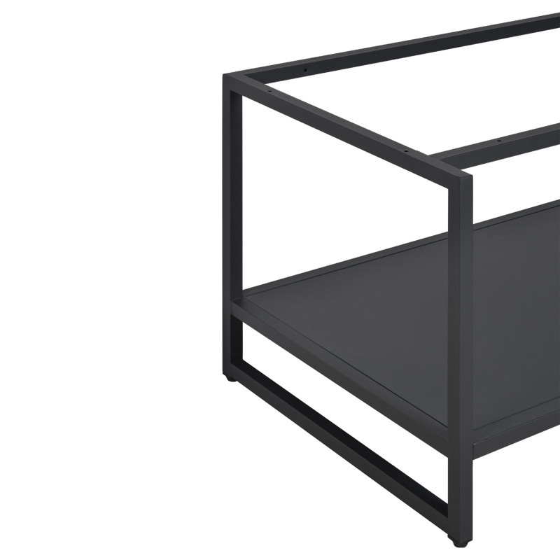 Meuble double caisson chêne et piètement sous vasque 120 cm WILL