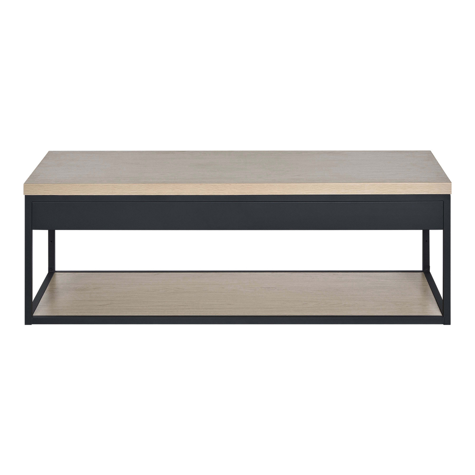 Meuble de salle de bain en métal et bois avec plan 120 cm WILL