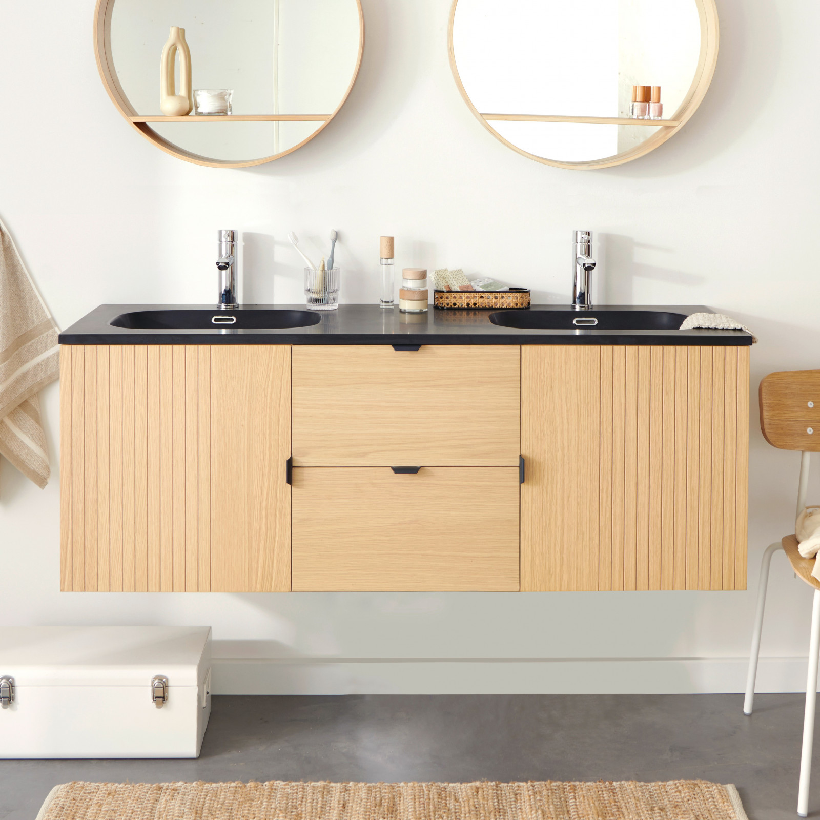 Meuble de salle de bain 140 cm STUDIO avec vasque