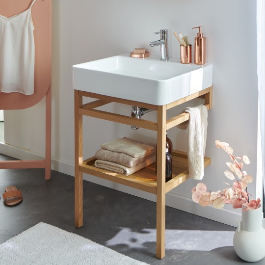 Meuble de salle de bain 60 cm HOPP avec vasque ANDY