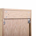 Meuble de salle de bain suspendu 140 cm STUDIO avec vasque, colonne et miroirs ronds