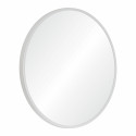Miroir rond cadre métal blanc 60 cm EMA