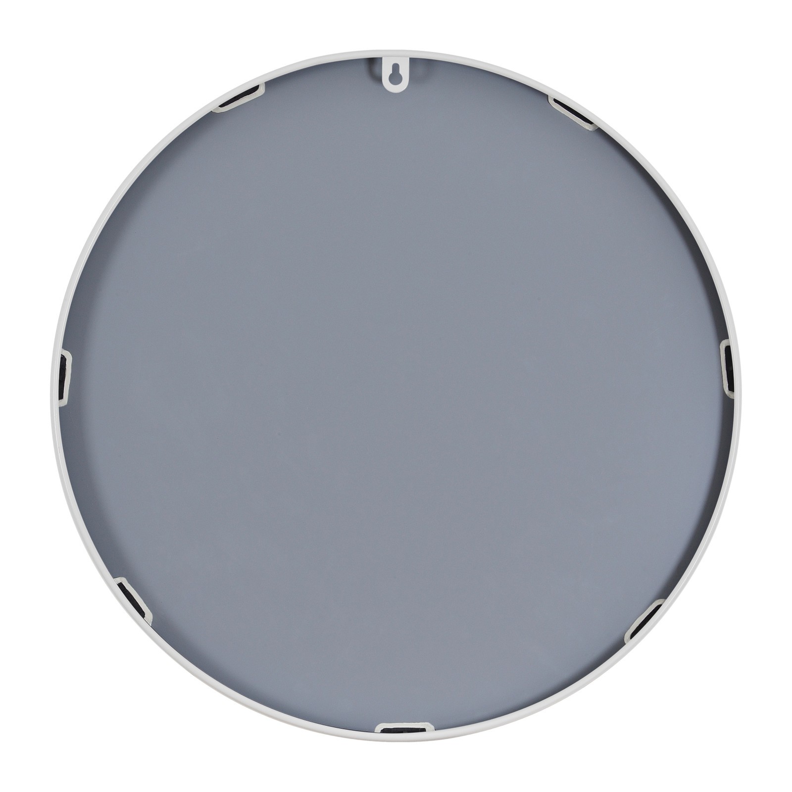 Miroir rond cadre métal blanc 60 cm EMA Miroir rond cadre métal blanc 60 cm EMA