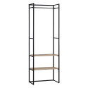 Portant vêtements bois et métal L70 x H200 cm ASHTON