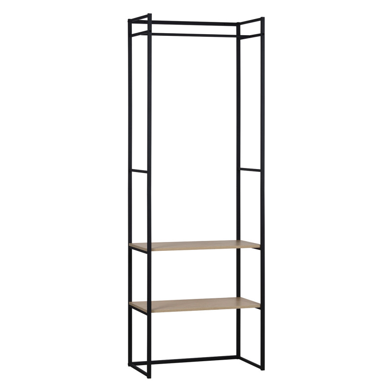 Portant vêtements bois et métal L70 x H200 cm ASHTON