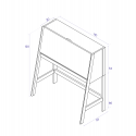 Bureau secrétaire bois 110 cm ELOA Bureau secrétaire bois 110 cm ELOA