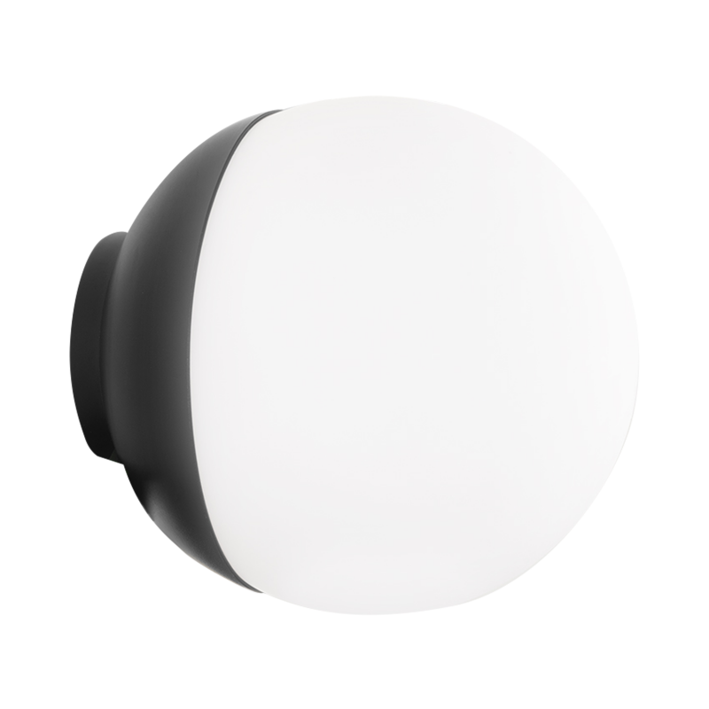 Spot LED SCARLETT Noir 9 cm pour miroir