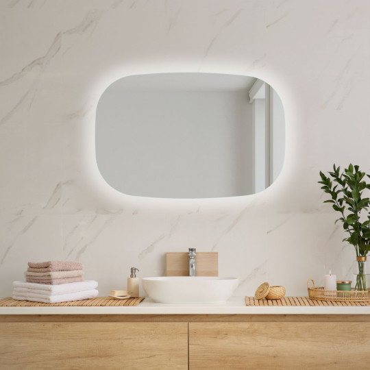 Meuble salle de bain neon 60 cm Blanc - Mr Bricolage : Bricoler, Décorer,  Aménager, Jardiner