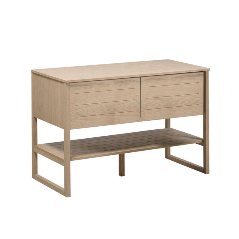 meuble de salle de bain 120 cm sur pied