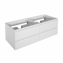 Meuble double vasque blanc 120cm