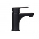 Ensemble meubles lave-mains LISA gris sable + miroir ovale + robinet
