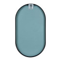 Ensemble meubles lave-mains LISA gris sable + miroir ovale + robinet