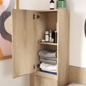 Ensemble meubles de salle de bain 4 pièces 80cm décor chêne SORRENTO