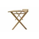 Bureau bois moderne frêne 130 cm TILT