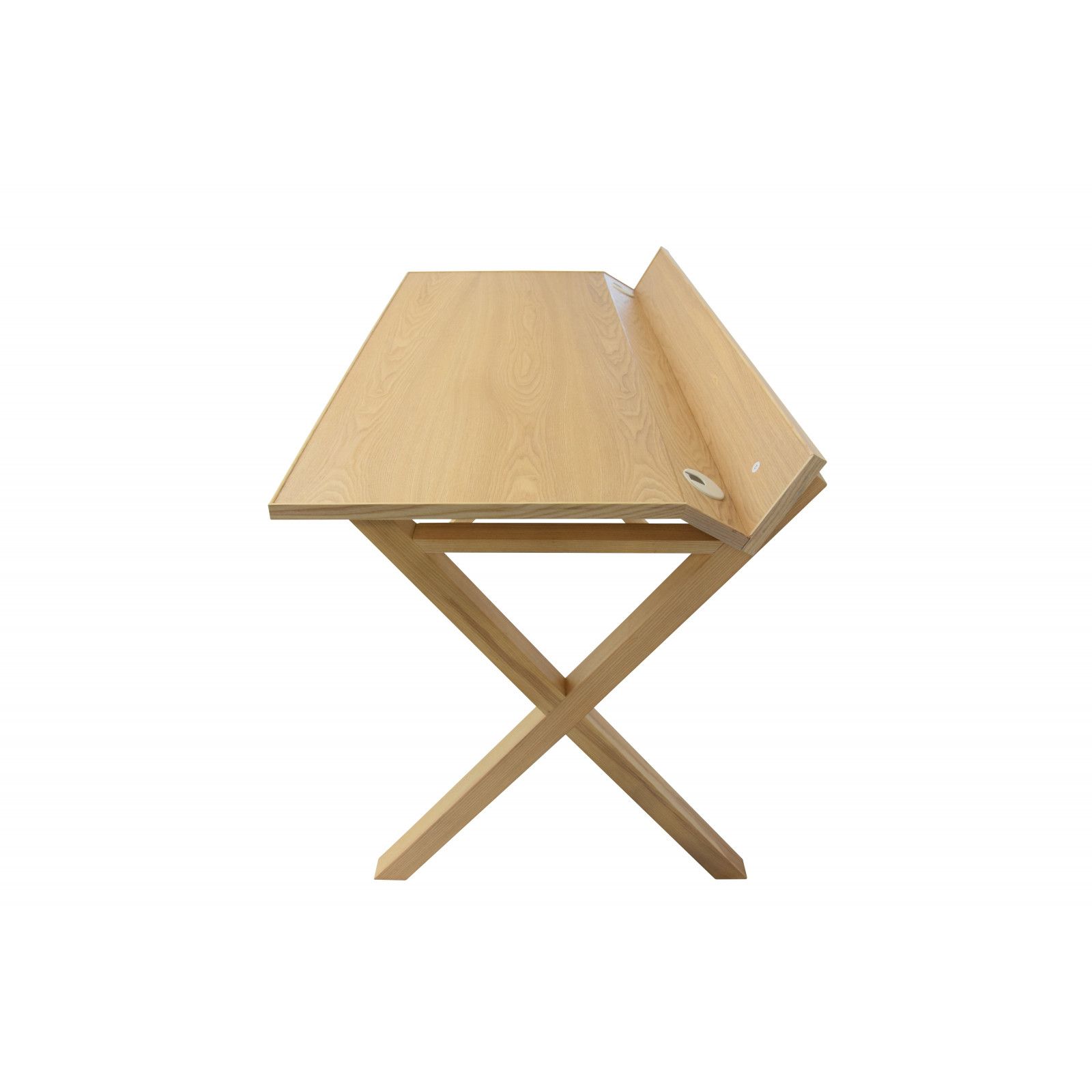 Bureau bois moderne frêne 130 cm TILT Bureau bois moderne frêne 130 cm TILT
