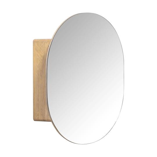 Armoire de toilette en chêne 60 x 70 cm NOMAD