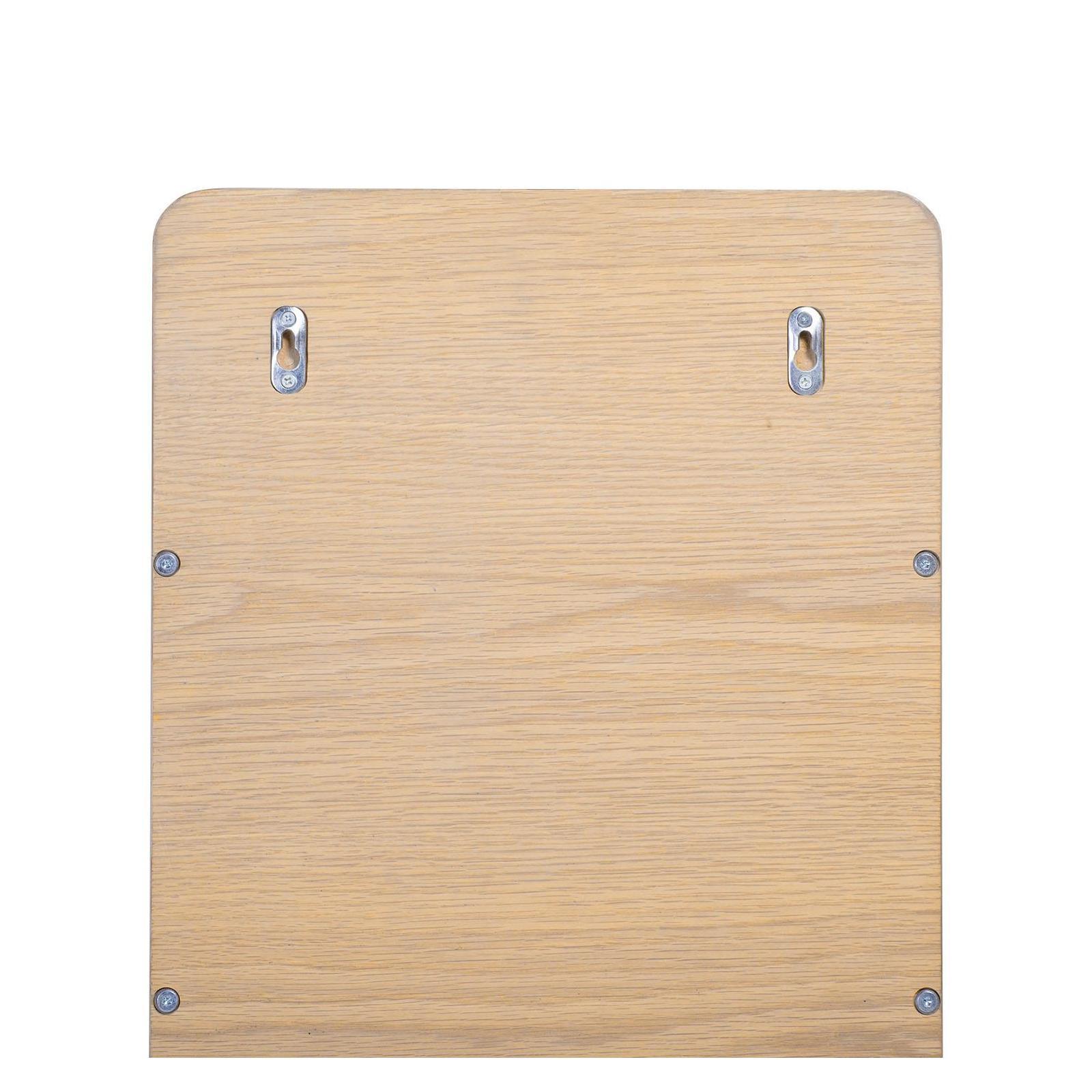 Colonne extra plate étagères et porte-serviette chêne 40x170 cm NOMAD