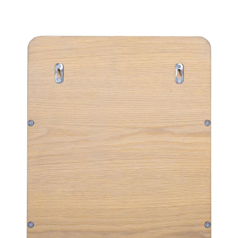 Colonne extra plate étagères et porte-serviette chêne 40x170 cm NOMAD