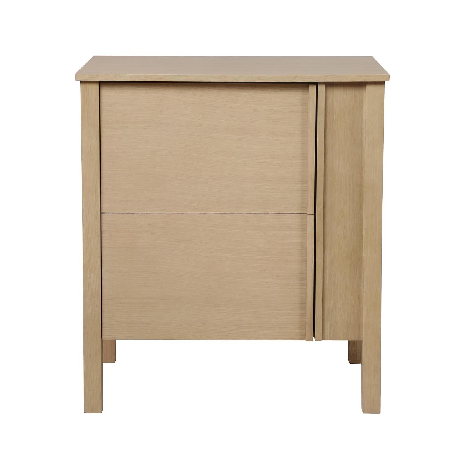 Meuble simple vasque chêne porte lisse 70 cm