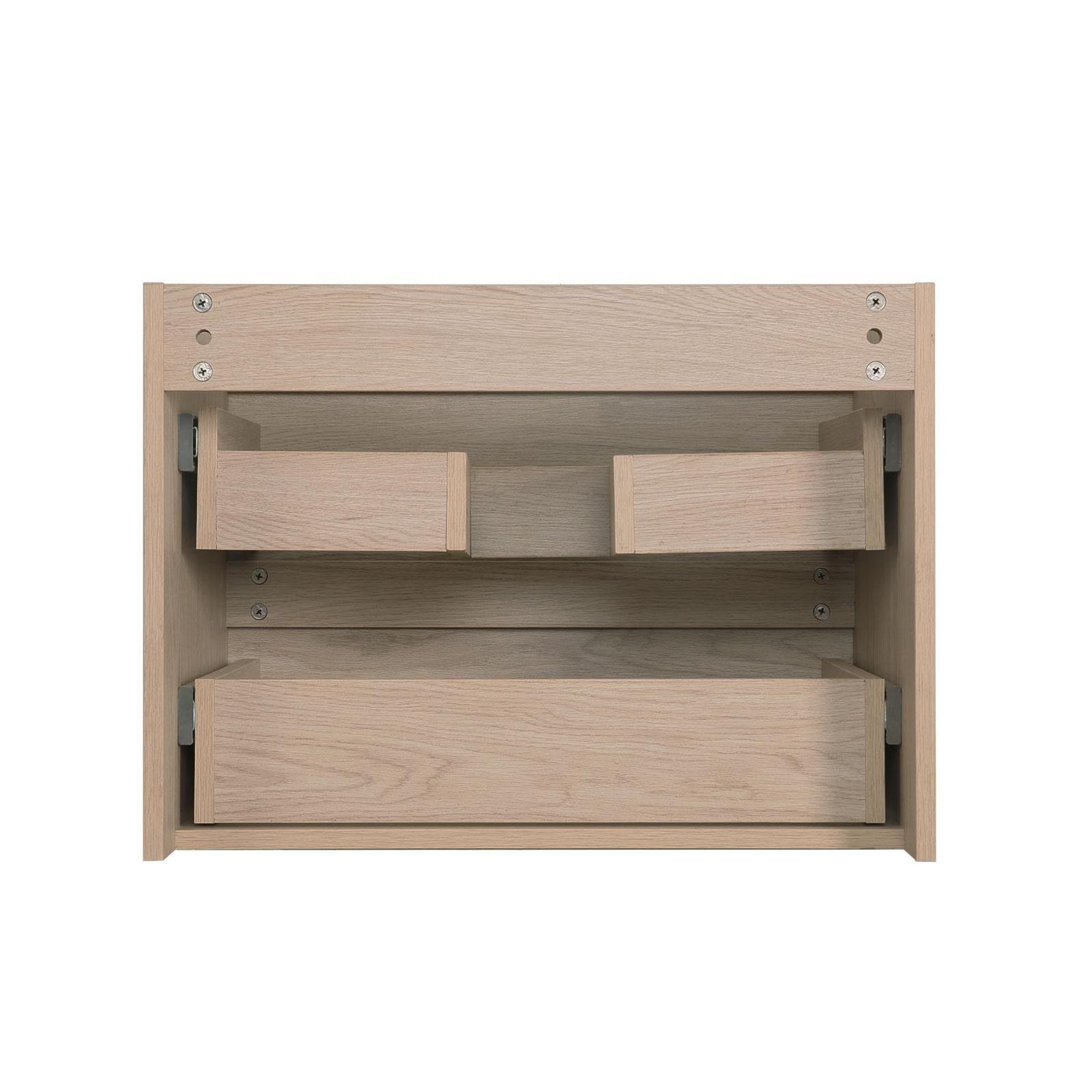 Ensemble meuble simple vasque décor chêne  60cm + vasque + miroir + colonne