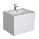 Meuble simple vasque blanc  60cm + vasque