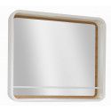Miroir de SDB H60 x L70 + support étagère LATTA