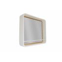 Miroir de SDB H60 x L70 + support étagère LATTA
