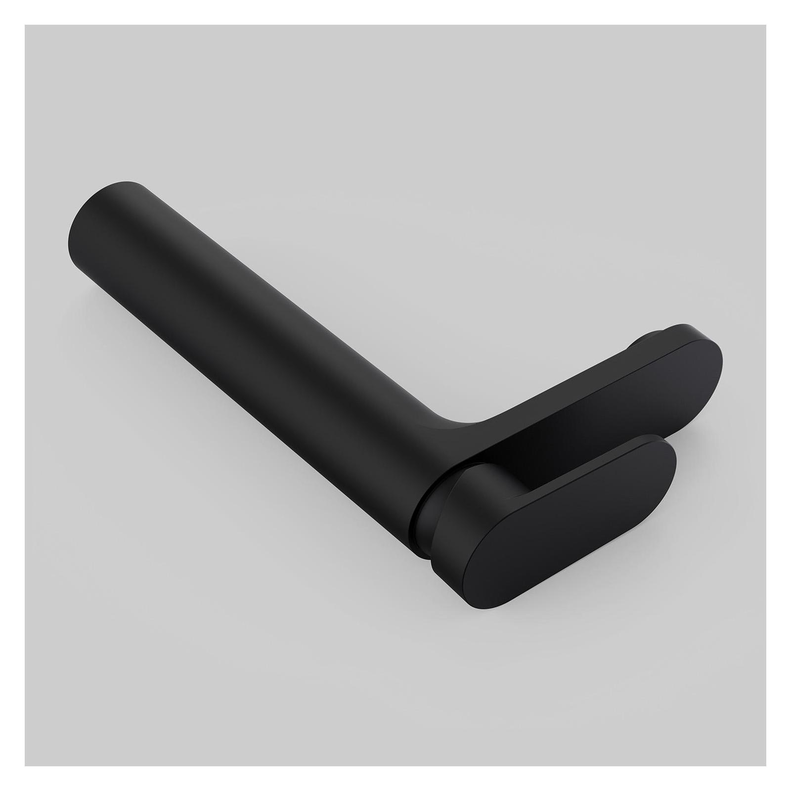 Robinet de salle de bain mitigeur bec haut noir H25,3cm Robinet de salle de bain mitigeur bec haut noir H25,3cm