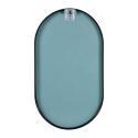 Ensemble meuble lave-mains Nova noir carbone + miroir