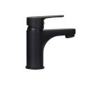 Ensemble meuble lave-mains NOVA noir carbone + miroir + robinet