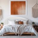 Tête de lit tissu bouclette 165 cm LENA