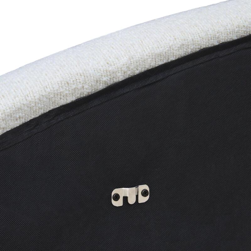 Tête de lit tissu bouclette 165 cm LENA