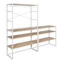 Portants vêtements sous combles modulables - Lot de 3
