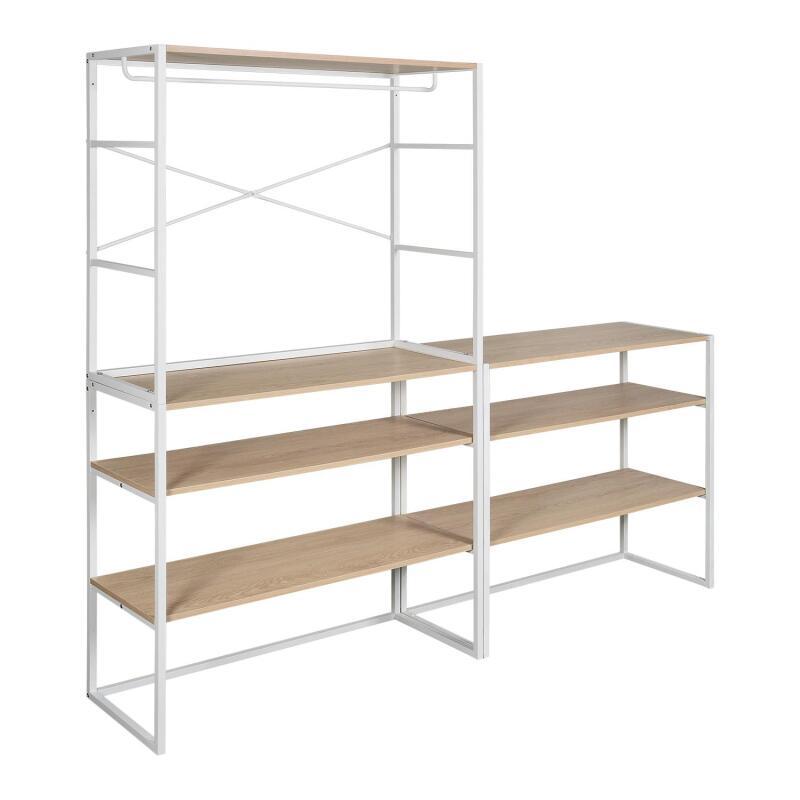 Portants vêtements sous combles modulables - Lot de 3