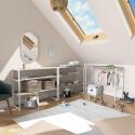 Portants vêtements sous combles modulables - Lot de 3