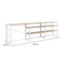 Portants vêtements sous combles modulables - Lot de 3
