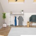 Portant vêtements sous combles penderie L100 x H85 cm