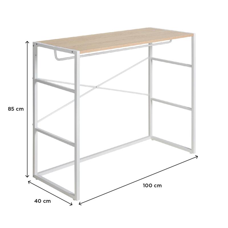 Portant vêtements sous combles penderie L100 x H85 cm