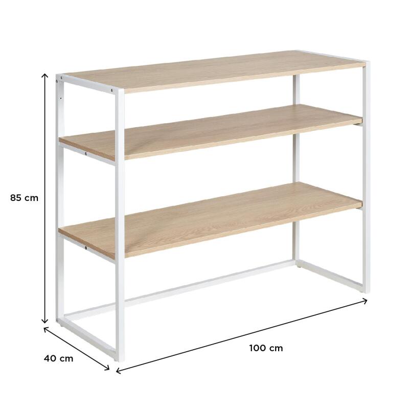 Portant vêtements sous combles étagères L100 x H85 cm