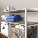Portant vêtements sous combles étagères L100 x H85 cm