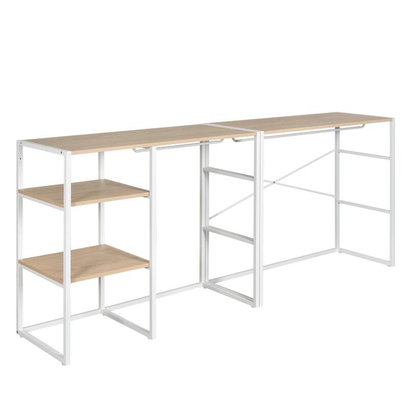 Portants vêtements sous combles modulables - Lot de 2