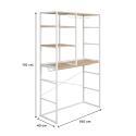 Portants vêtements sous combles modulables - Lot de 2